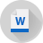 Ícone de arquivo no formato Word