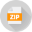 Ícone de arquivo no formato ZIP